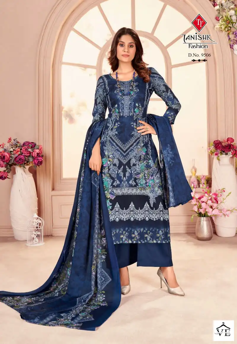 Tanishk Fashion Nayra Pure Cameric Cotton Wholesale Pakistani Salwar Suit Catalog — Wholesale Salwar Suits, MPA wholesale from Surat - Gallery Image 6