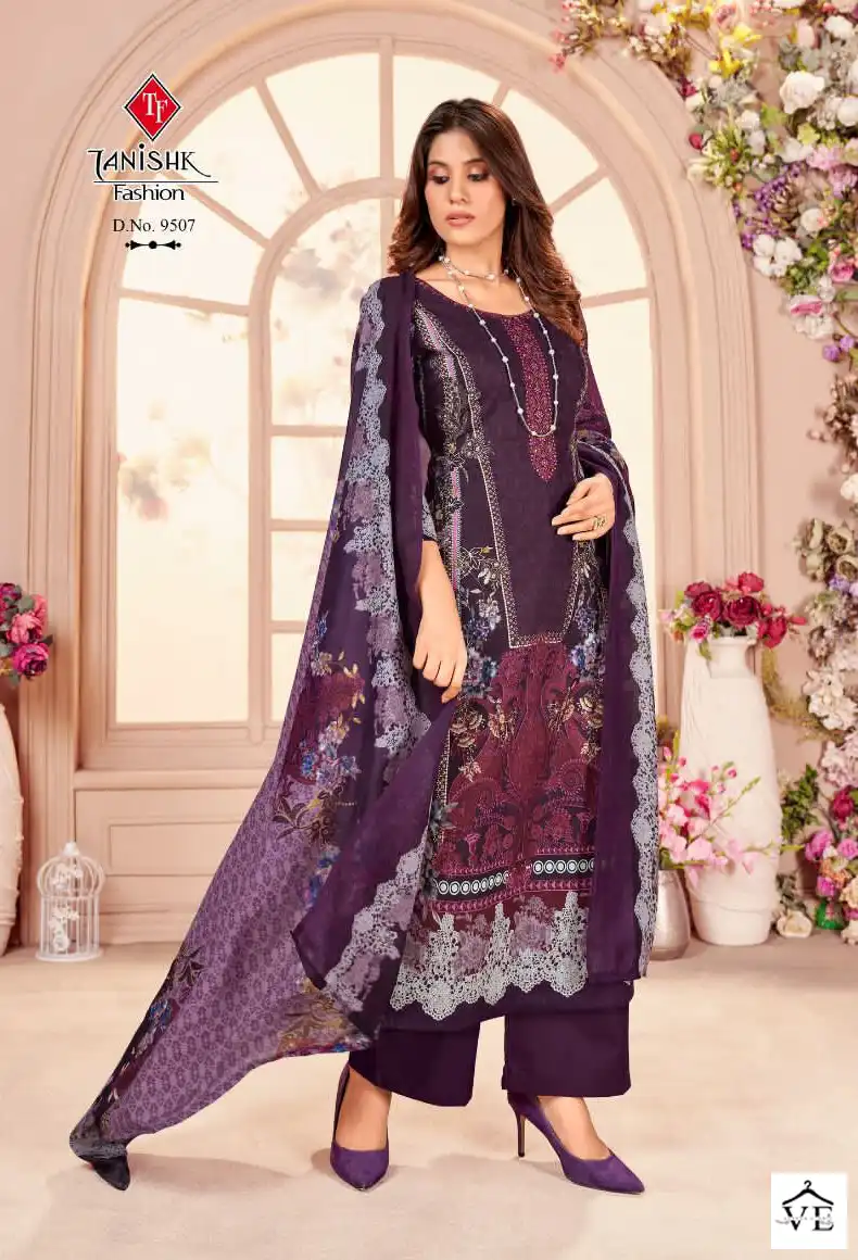 Tanishk Fashion Nayra Pure Cameric Cotton Wholesale Pakistani Salwar Suit Catalog — Wholesale Salwar Suits, MPA wholesale from Surat - Gallery Image 8