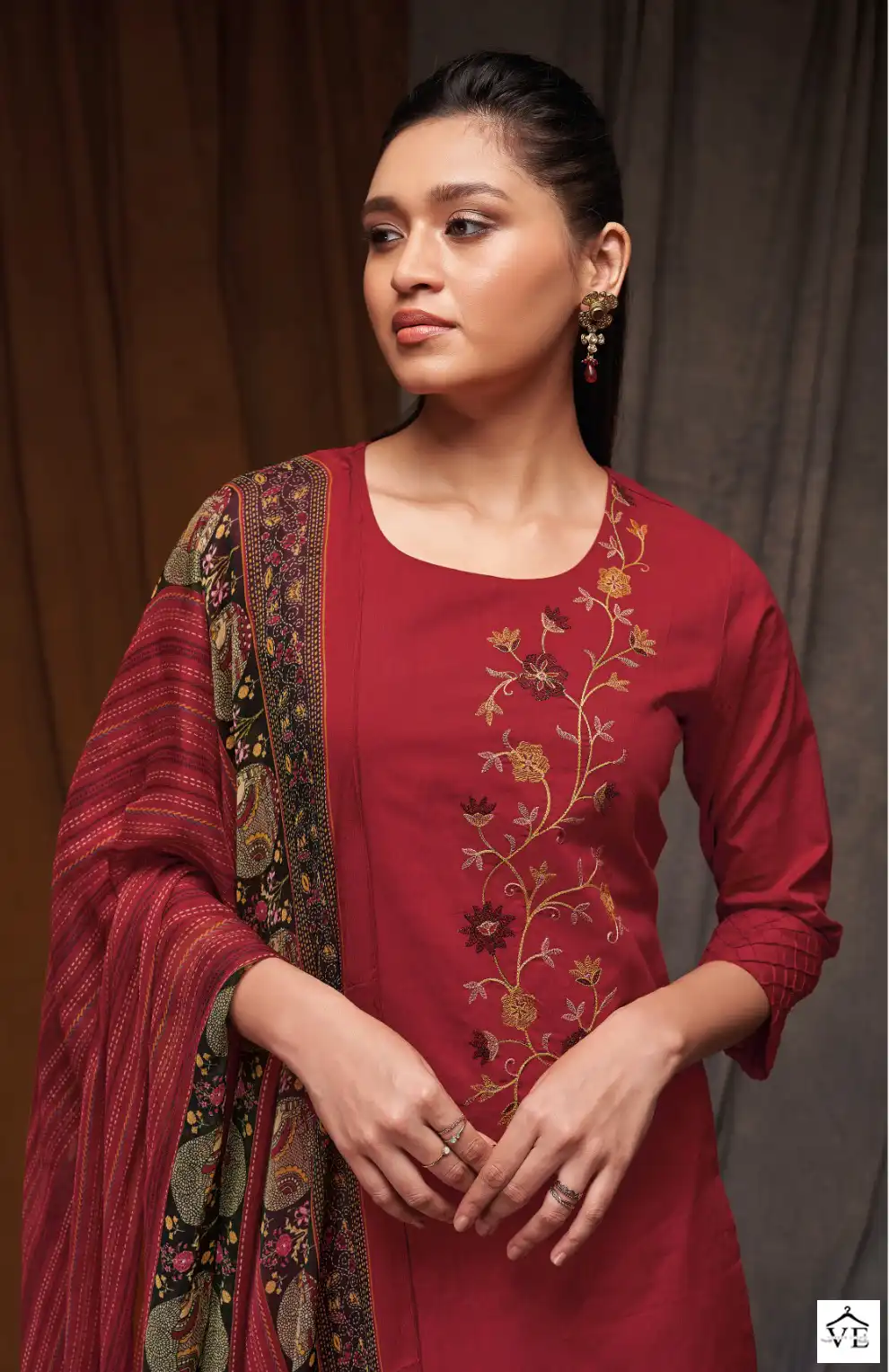 Ganga Nazaria 884 Premium Cotton Wholesale Designer Salwar Suit Catalog — Wholesale Salwar Suits, Ganga wholesale from Surat — view 1