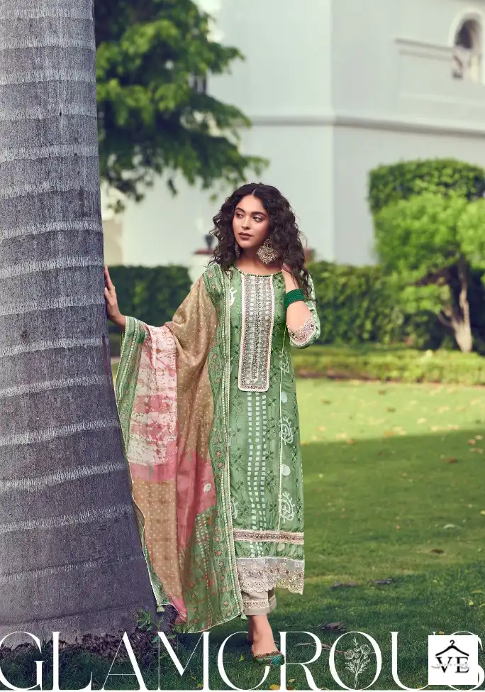 Jayvijay New&Now Vol10 Pure Moga Silk Wholesale Designer Salwar Suit Catalog — Wholesale Salwar Suits, MPA wholesale from Surat - Gallery Image 7