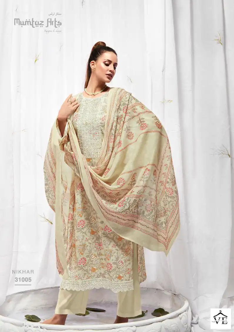 Mumtaz Arts Nikhar Lawn Cotton Wholesale Designer Salwar Suit Catalog — Wholesale Salwar Suits, MPA wholesale from Surat - Gallery Image 5