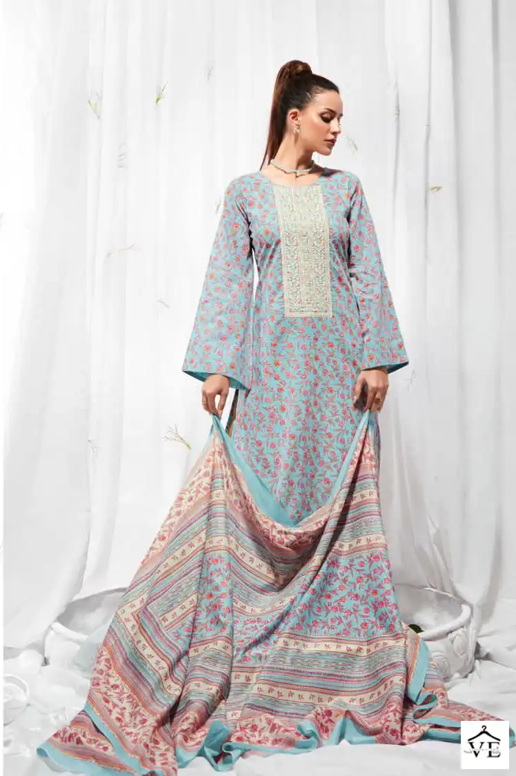 Mumtaz Arts Nikhar Lawn Cotton Wholesale Designer Salwar Suit Catalog — Wholesale Salwar Suits, MPA wholesale from Surat - Gallery Image 6
