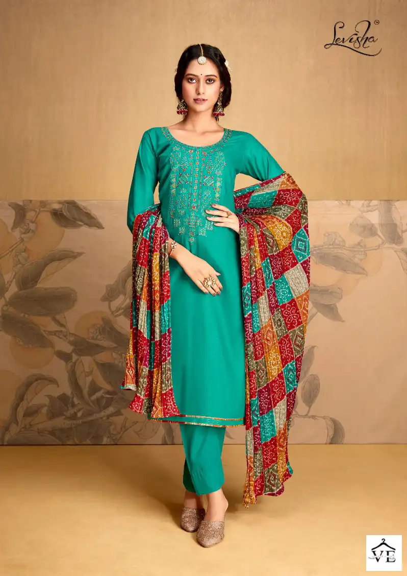 Levisha Nivisha Vol 4 Rayon Wholesale Salwar Suit Catalog — Wholesale Salwar Suits, Levisha wholesale from Surat - Gallery Image 5