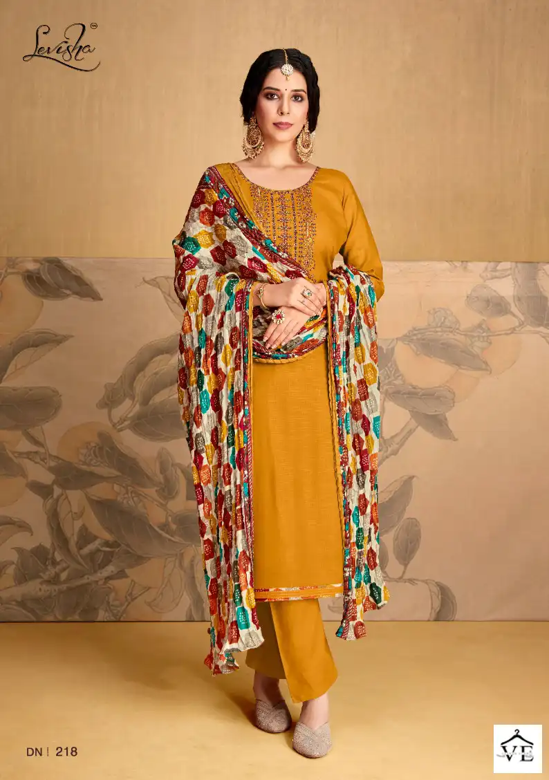 Levisha Nivisha Vol 4 Rayon Wholesale Salwar Suit Catalog — Wholesale Salwar Suits, Levisha wholesale from Surat - Gallery Image 6