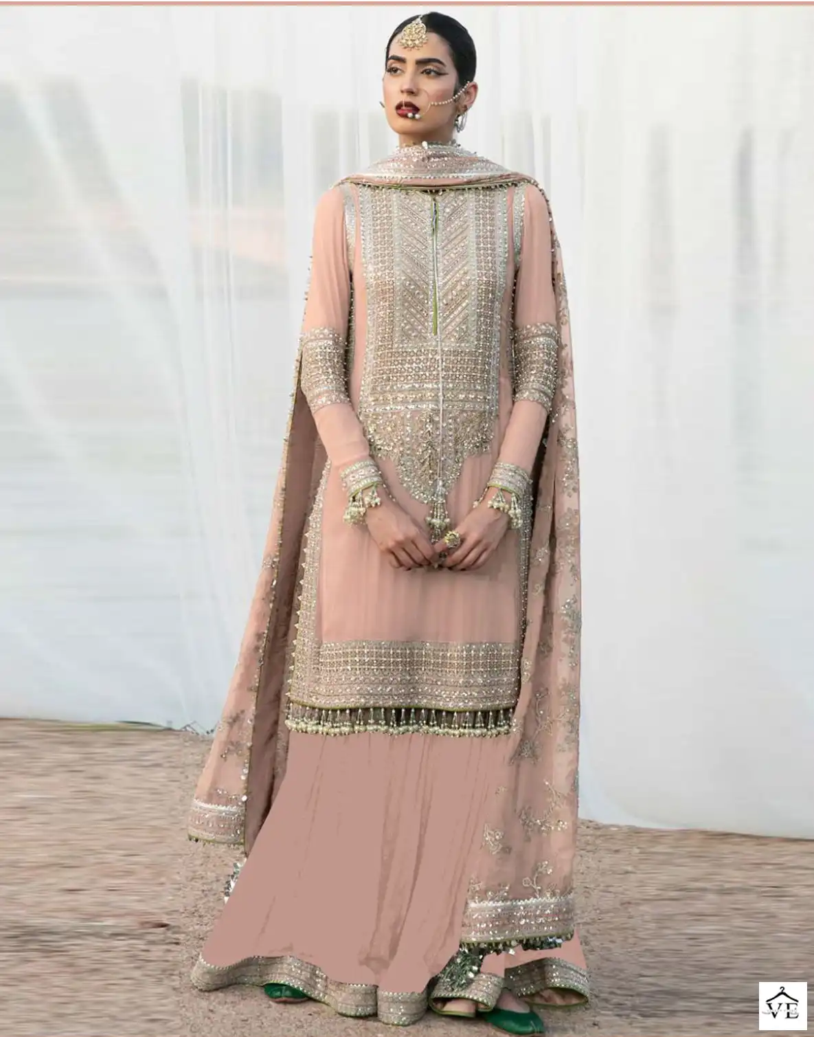 Noor Jahan Nj 13 Faux Georgette Wholesale Pakistani Salwar Suit Catalog — Wholesale Pakistani Suits, MPA wholesale from Surat — view 1