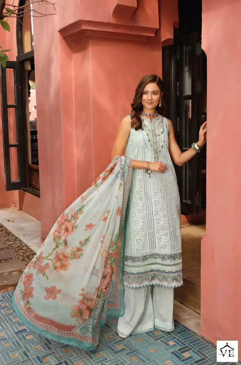 Deepsy Suits Noor Chikankari Lawn 23 Pure Cambric Cotton Wholesale Pakistani Salwar Suit Catalog — Wholesale Salwar Suits, MPA wholesale from Surat - Gallery Image 2