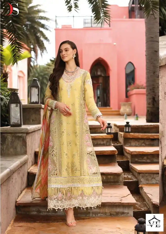 Deepsy Suits Noor Chikankari Lawn 23 Pure Cambric Cotton Wholesale Pakistani Salwar Suit Catalog — Wholesale Salwar Suits, MPA wholesale from Surat - Gallery Image 3