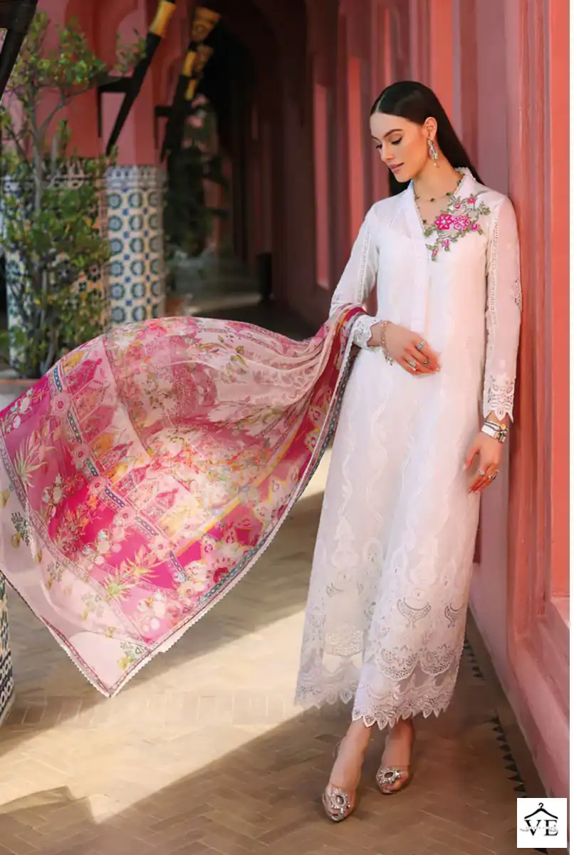 Deepsy Suits Noor Chikankari Lawn 23 Pure Cambric Cotton Wholesale Pakistani Salwar Suit Catalog — Wholesale Salwar Suits, MPA wholesale from Surat - Gallery Image 7