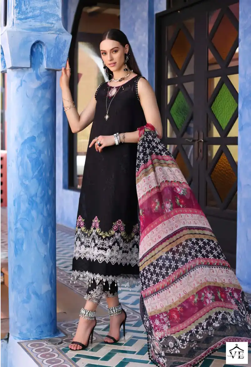 Deepsy Suits Noor Chikankari Lawn 23 Pure Cambric Cotton Wholesale Pakistani Salwar Suit Catalog — Wholesale Salwar Suits, MPA wholesale from Surat - Gallery Image 8