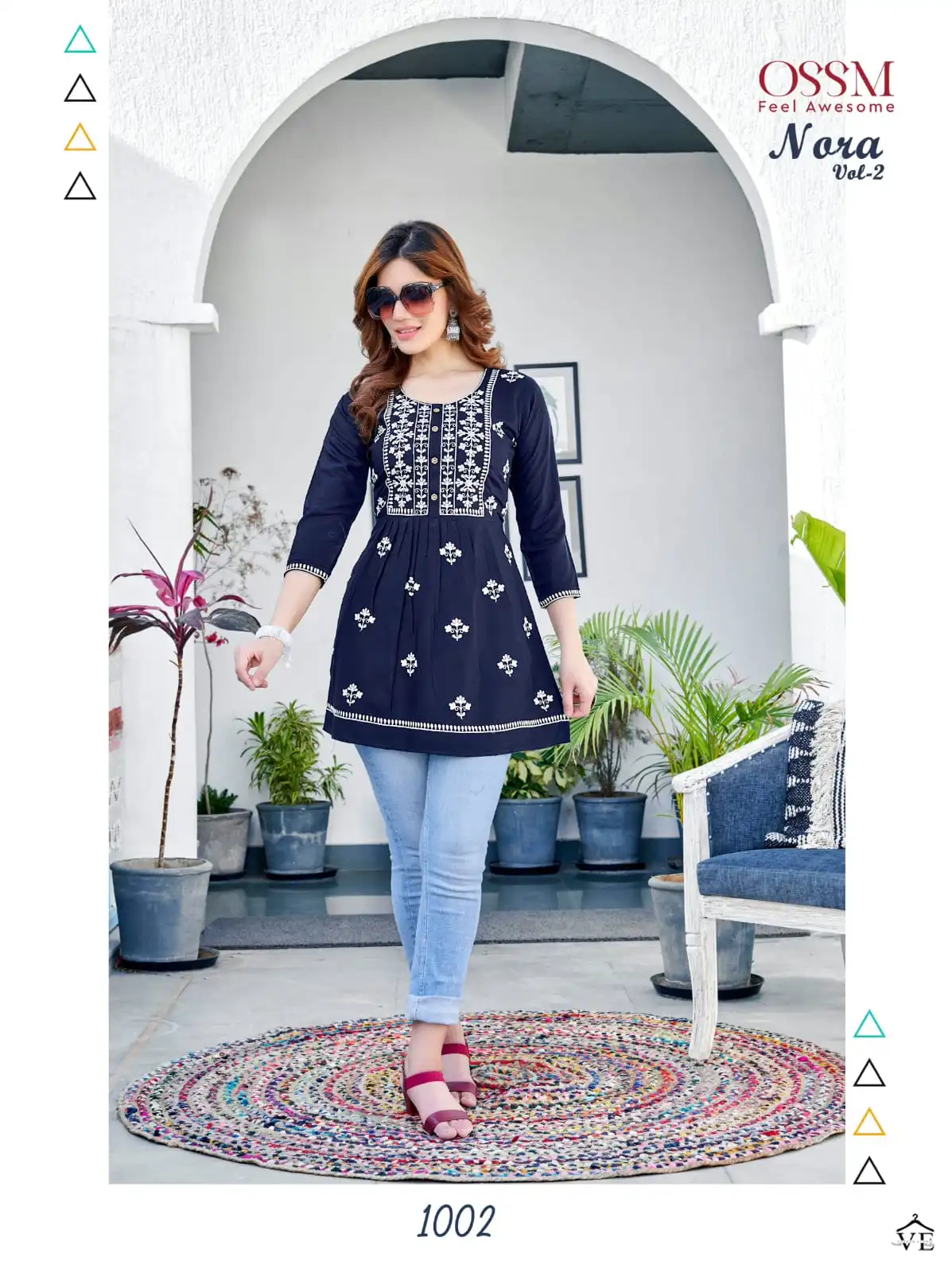 Ossm Nora Vol 02 Heavy Rayon Wholesale Kurtis Catalog — Wholesale Kurtis, MPA wholesale from Surat - Gallery Image 3
