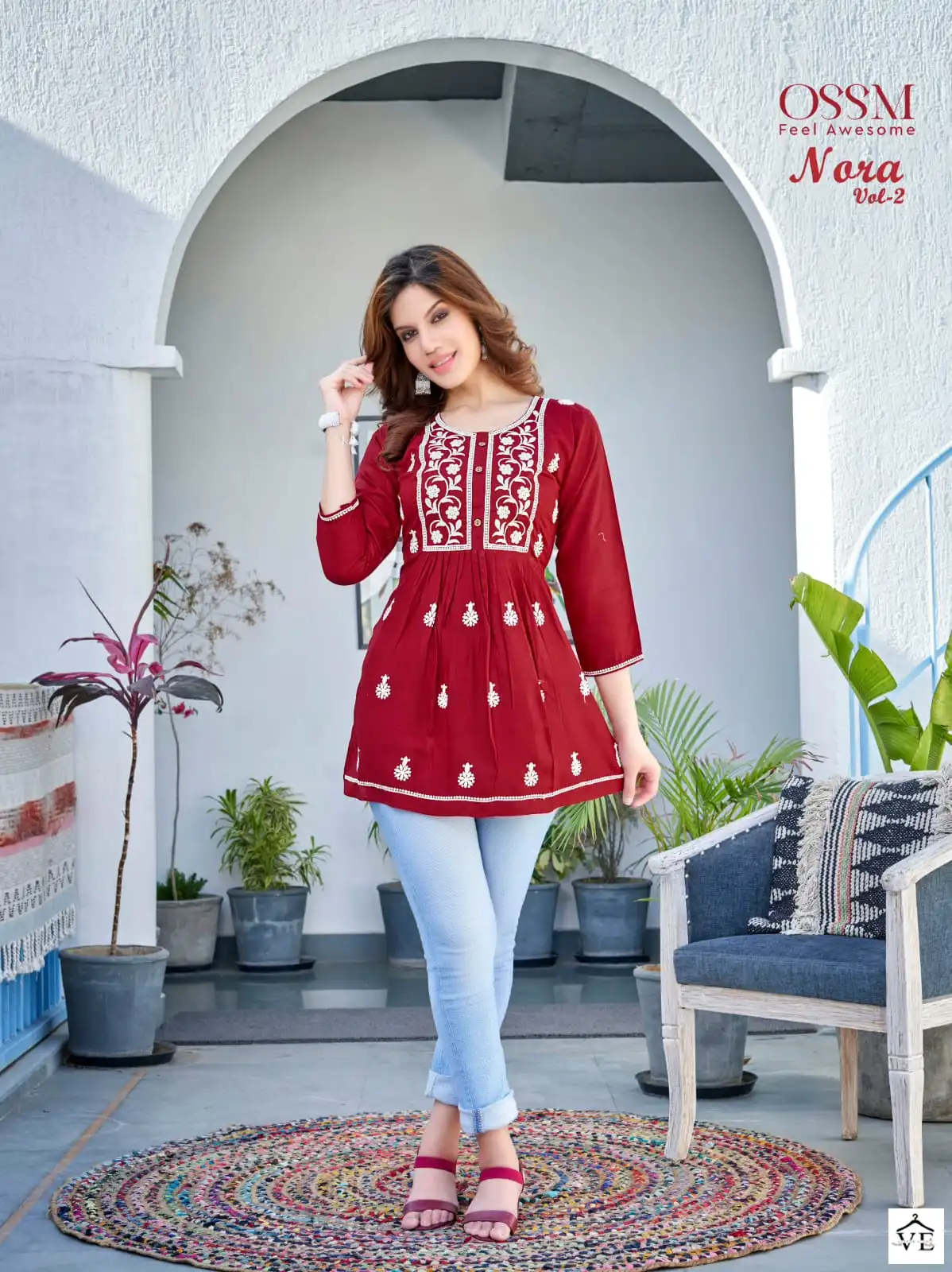 Ossm Nora Vol 02 Heavy Rayon Wholesale Kurtis Catalog — Wholesale Kurtis, MPA wholesale from Surat - Gallery Image 4