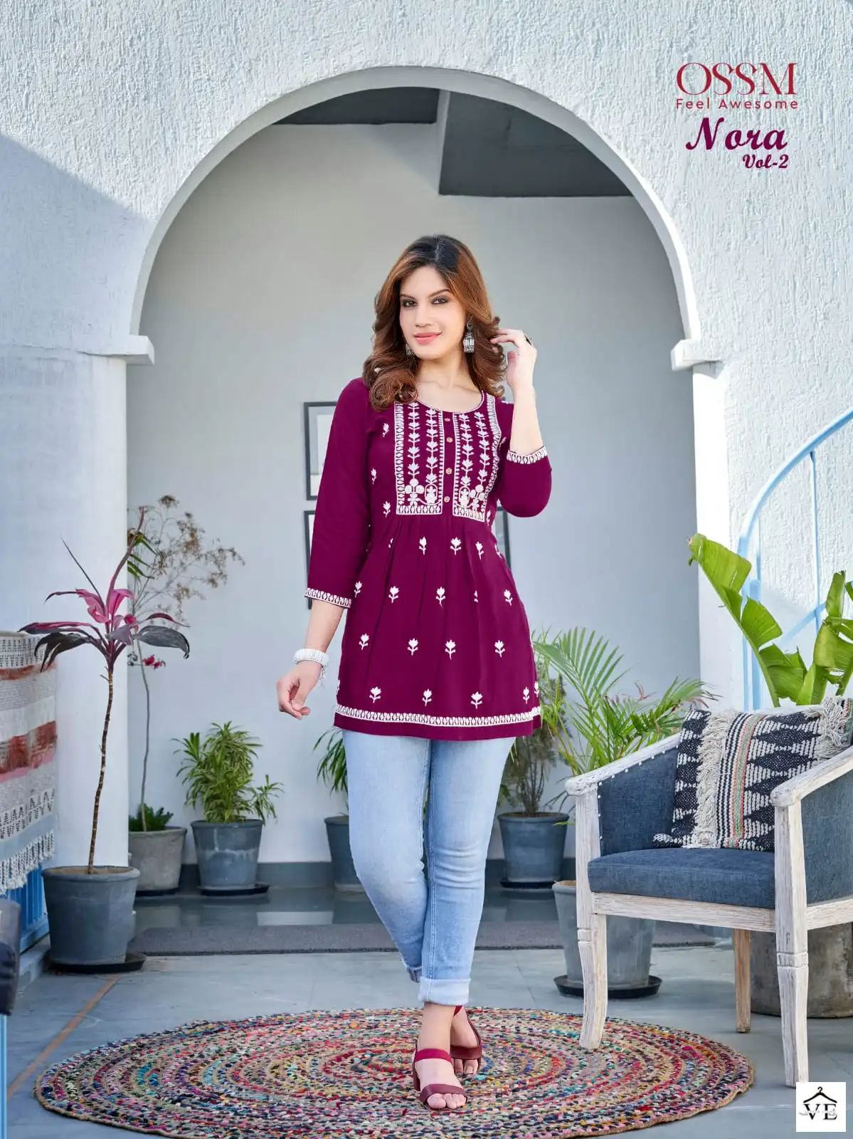 Ossm Nora Vol 02 Heavy Rayon Wholesale Kurtis Catalog — Wholesale Kurtis, MPA wholesale from Surat - Gallery Image 5