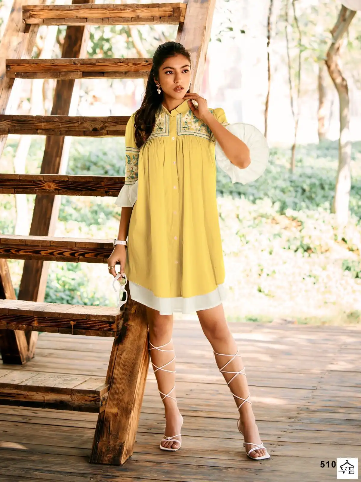 Vardan Ethnic Nu Vol 51 Pure Cotton Wholesale Kurtis Catalog — Wholesale Kurtis, MPA wholesale from Surat — view 3