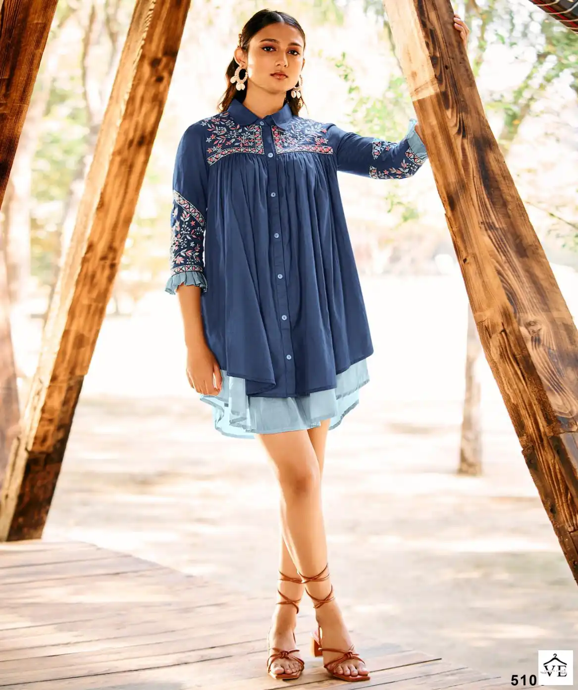 Vardan Ethnic Nu Vol 51 Pure Cotton Wholesale Kurtis Catalog — Wholesale Kurtis, MPA wholesale from Surat — view 1