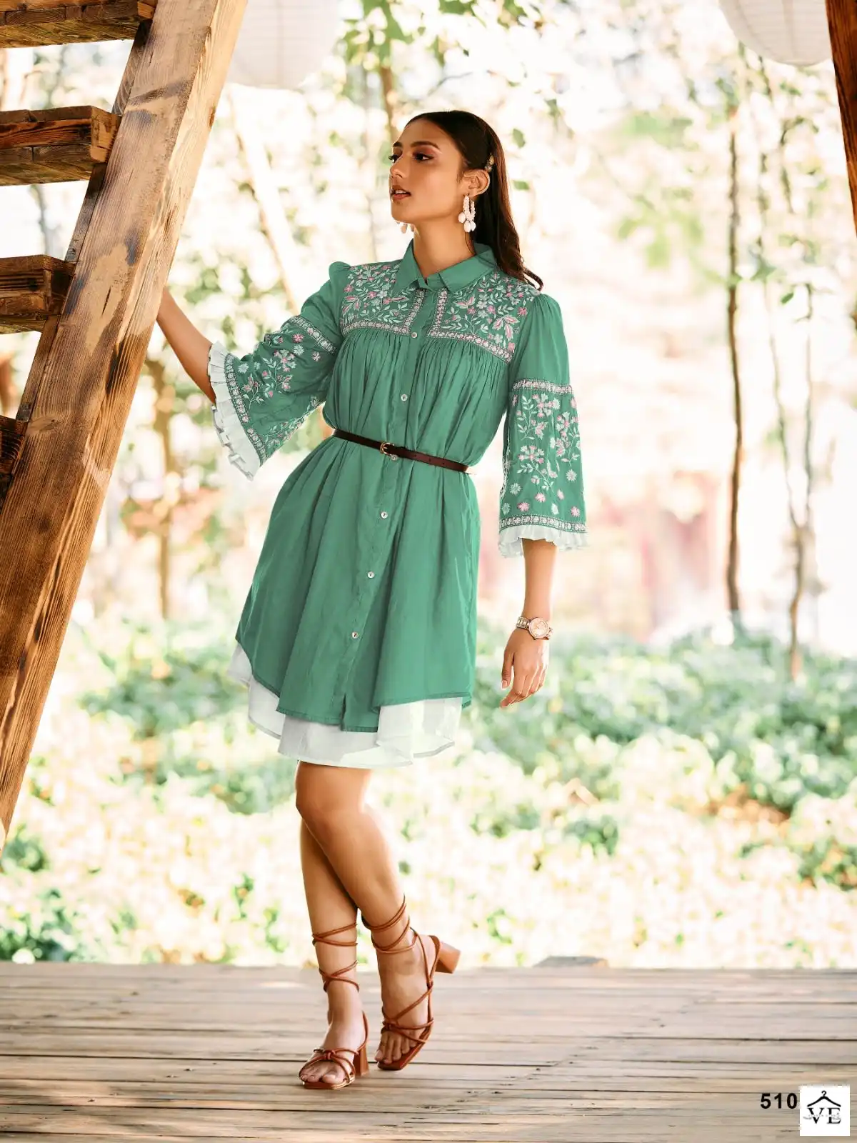 Vardan Ethnic Nu Vol 51 Pure Cotton Wholesale Kurtis Catalog — Wholesale Kurtis, MPA wholesale from Surat — view 6