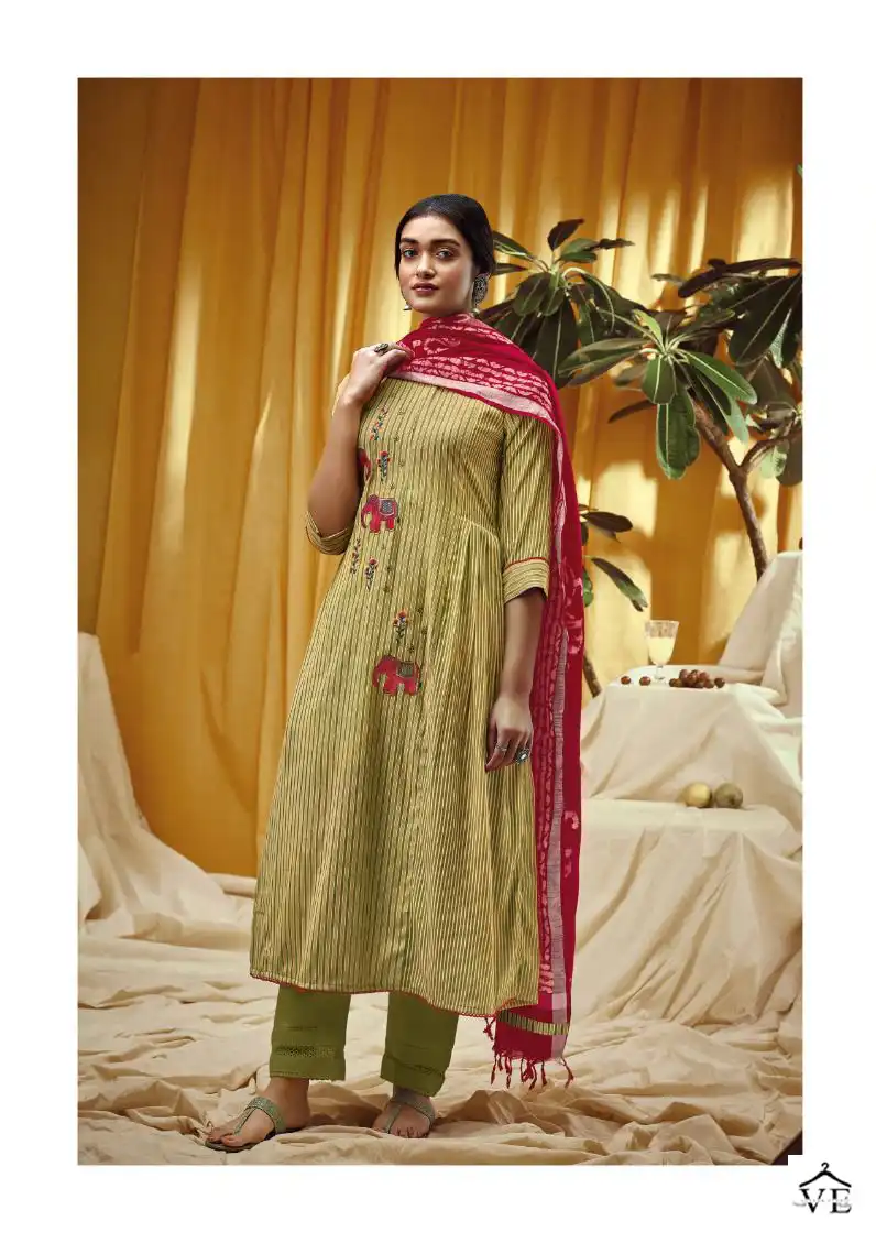 Jayvijay Numaish Pure South Cotton Lining Wholesale Designer Salwar Suit Catalog — Wholesale Salwar Suits, MPA wholesale from Surat - Gallery Image 5
