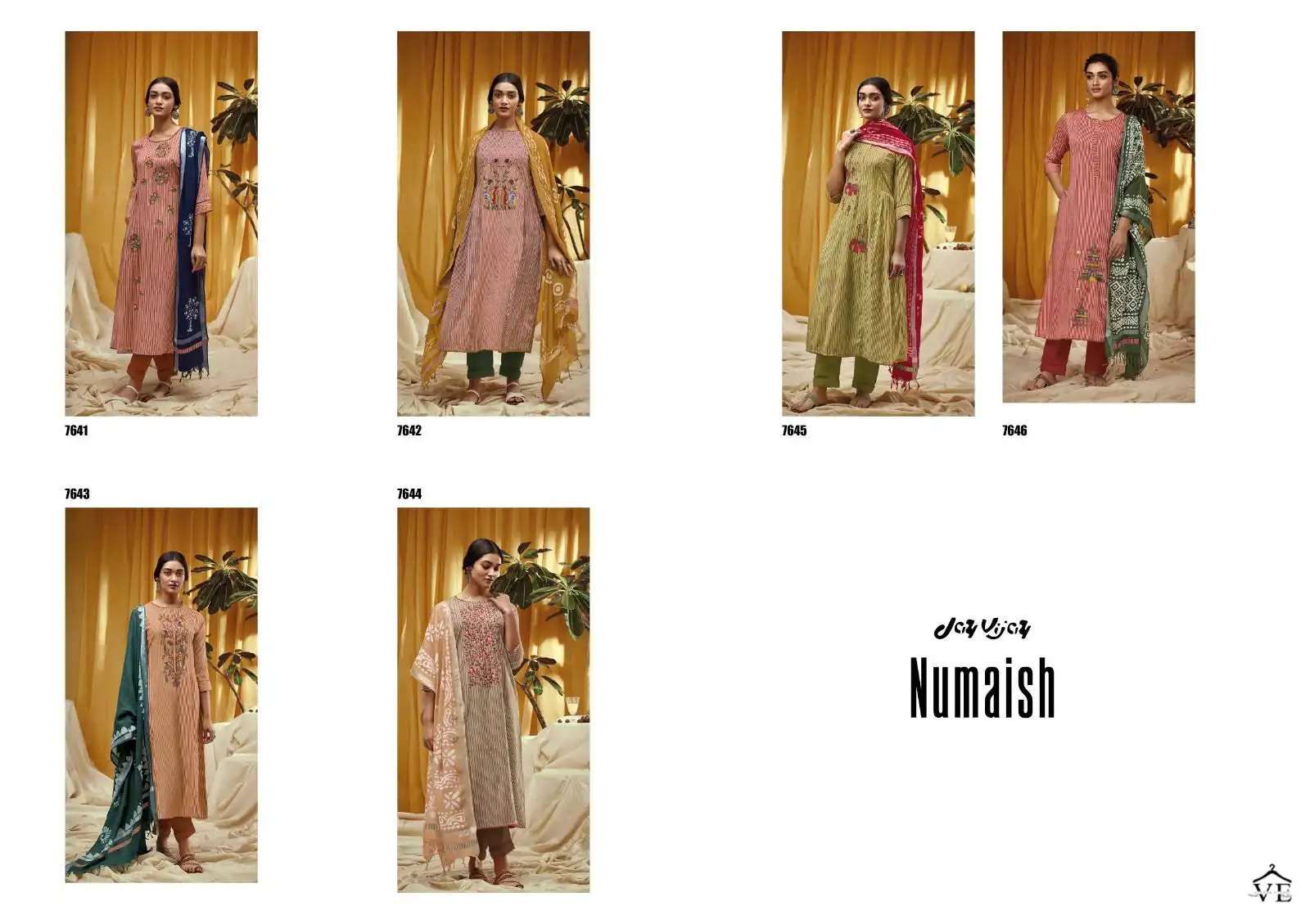 Jayvijay Numaish Pure South Cotton Lining Wholesale Designer Salwar Suit Catalog — Wholesale Salwar Suits, MPA wholesale from Surat — view 7