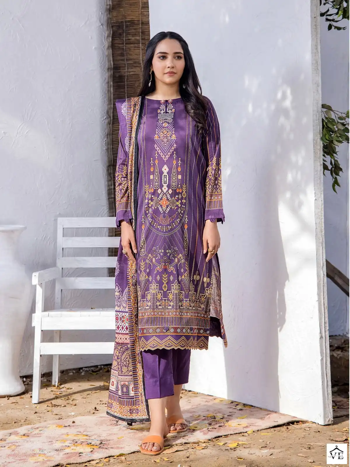 Mumtaz Fab Nureh Cambric Wholesale Pakistani Salwar Suit Catalog — Wholesale Salwar Suits, MPA wholesale from Surat — view 4