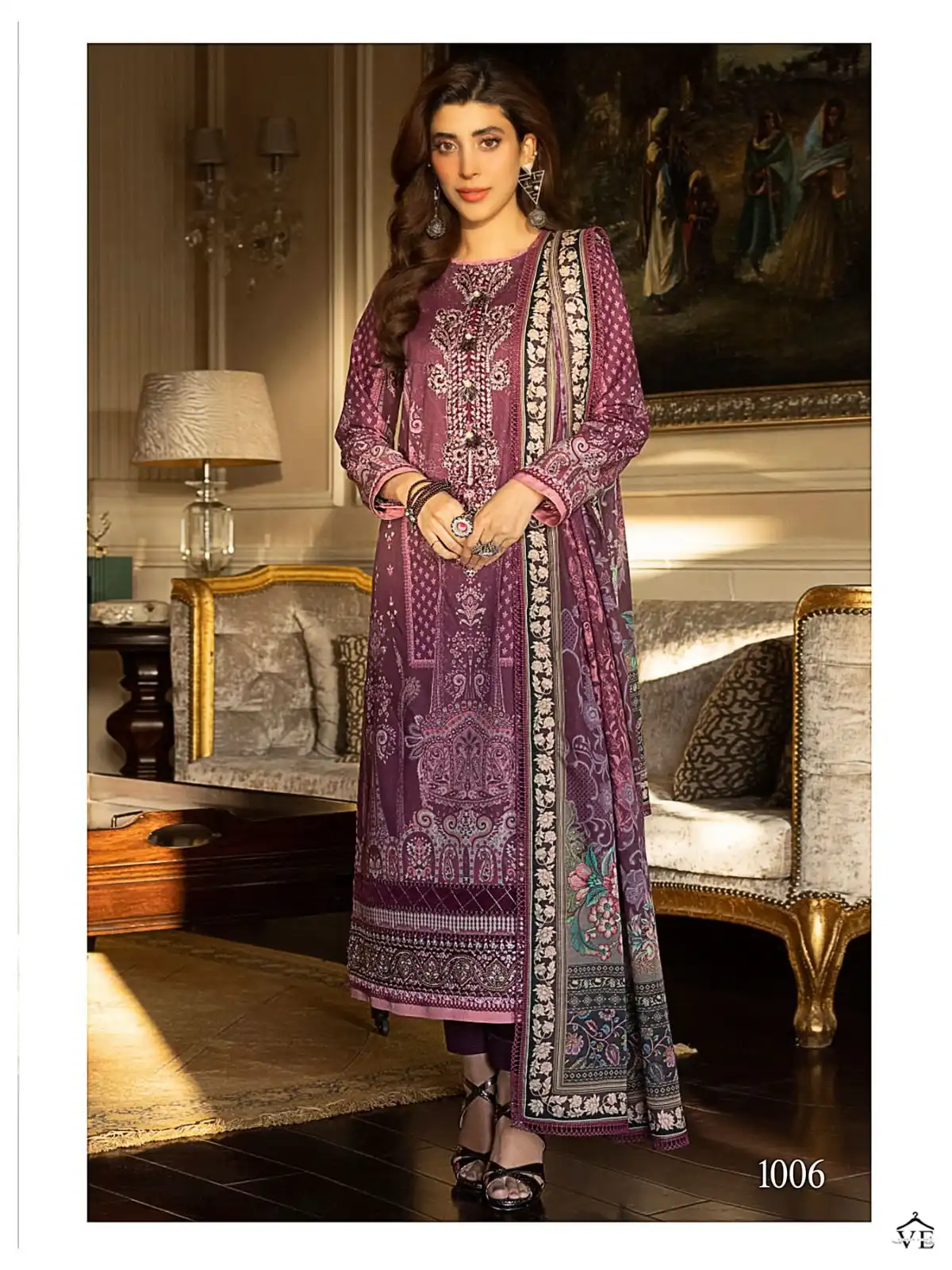Mumtaz Fab Nureh Cambric Wholesale Pakistani Salwar Suit Catalog — Wholesale Salwar Suits, MPA wholesale from Surat — view 6