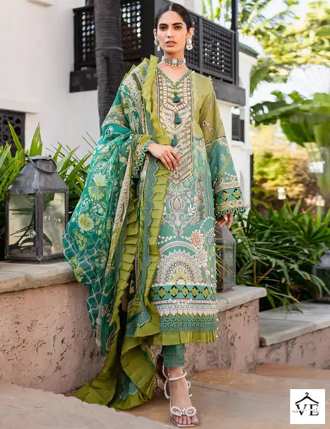 Keval Fab Nureh Vol 12 Cotton Wholesale Pakistani Salwar Suit Catalog — Wholesale Salwar Suits, MPA wholesale from Surat — view 1