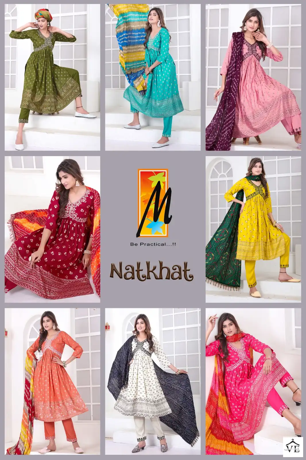 Natkhat Aaliya Rayon Wholesale Readymade Suit Catalog — Wholesale Salwar Suits, MPA wholesale from Surat — view 10