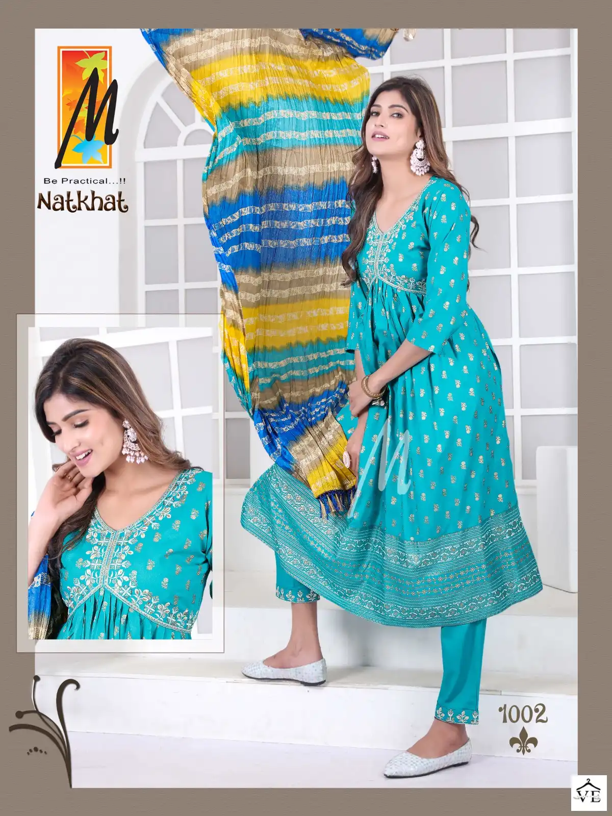 Natkhat Aaliya Rayon Wholesale Readymade Suit Catalog — Wholesale Salwar Suits, MPA wholesale from Surat - Gallery Image 7