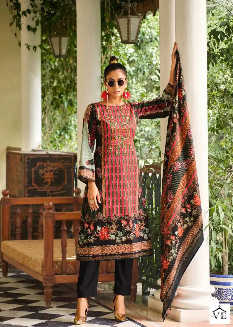 Vardan Ethnic Nayra Volume 1 Super Cotton Print Wholesale Pakistani Salwar Suit Catalog — Wholesale Salwar Suits, MPA wholesale from Surat - Gallery Image 9
