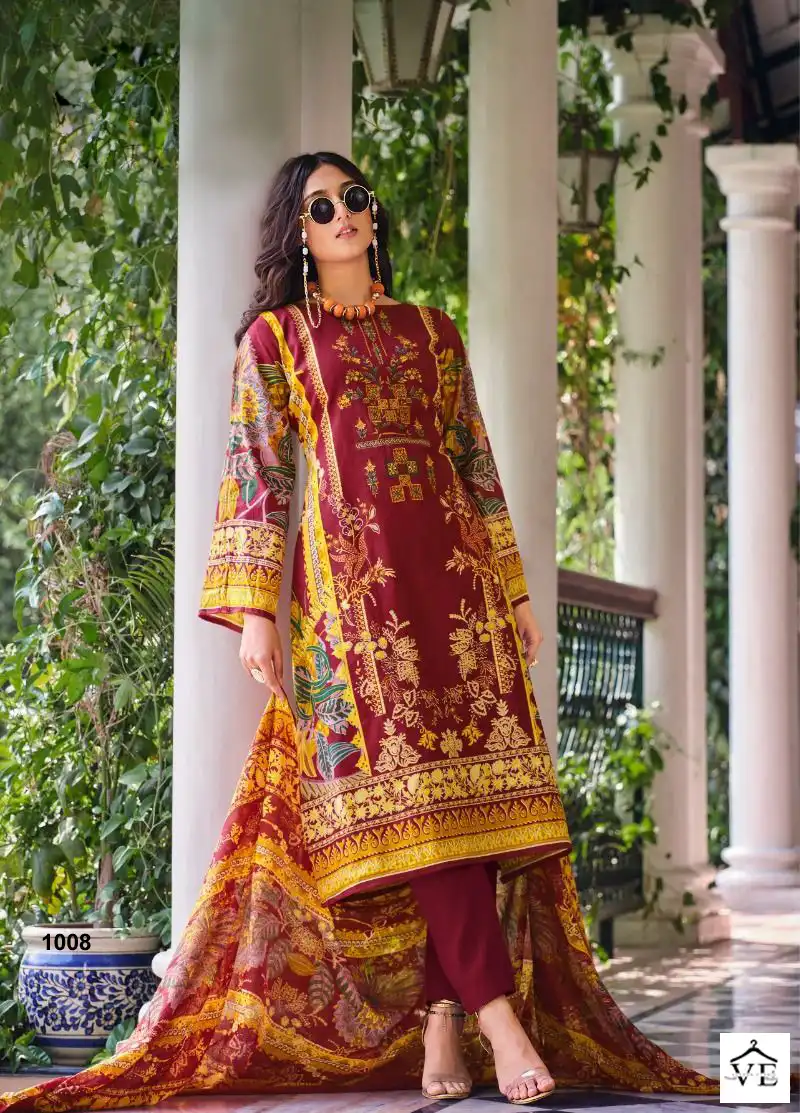 Vardan Ethnic Nayra Volume 1 Super Cotton Print Wholesale Pakistani Salwar Suit Catalog — Wholesale Salwar Suits, MPA wholesale from Surat - Gallery Image 3
