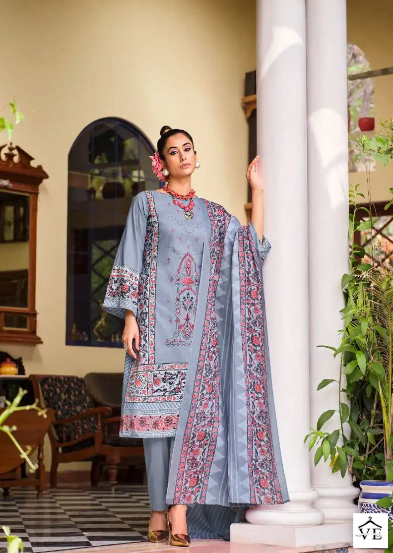 Vardan Ethnic Nayra Volume 1 Super Cotton Print Wholesale Pakistani Salwar Suit Catalog — Wholesale Salwar Suits, MPA wholesale from Surat - Gallery Image 4
