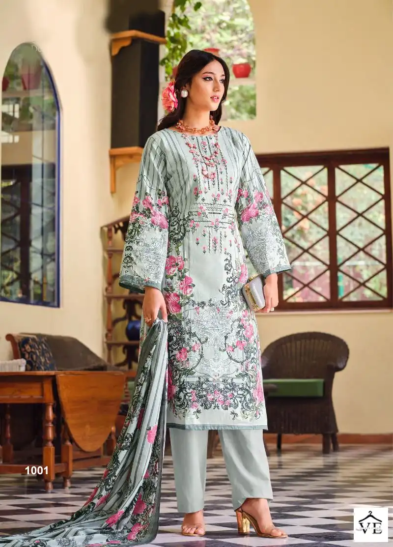 Vardan Ethnic Nayra Volume 1 Super Cotton Print Wholesale Pakistani Salwar Suit Catalog — Wholesale Salwar Suits, MPA wholesale from Surat - Gallery Image 6