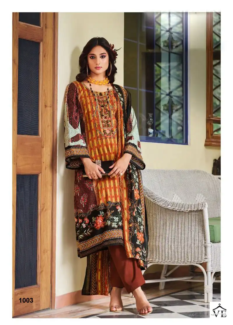 Vardan Ethnic Nayra Volume 1 Super Cotton Print Wholesale Pakistani Salwar Suit Catalog — Wholesale Salwar Suits, MPA wholesale from Surat - Gallery Image 8