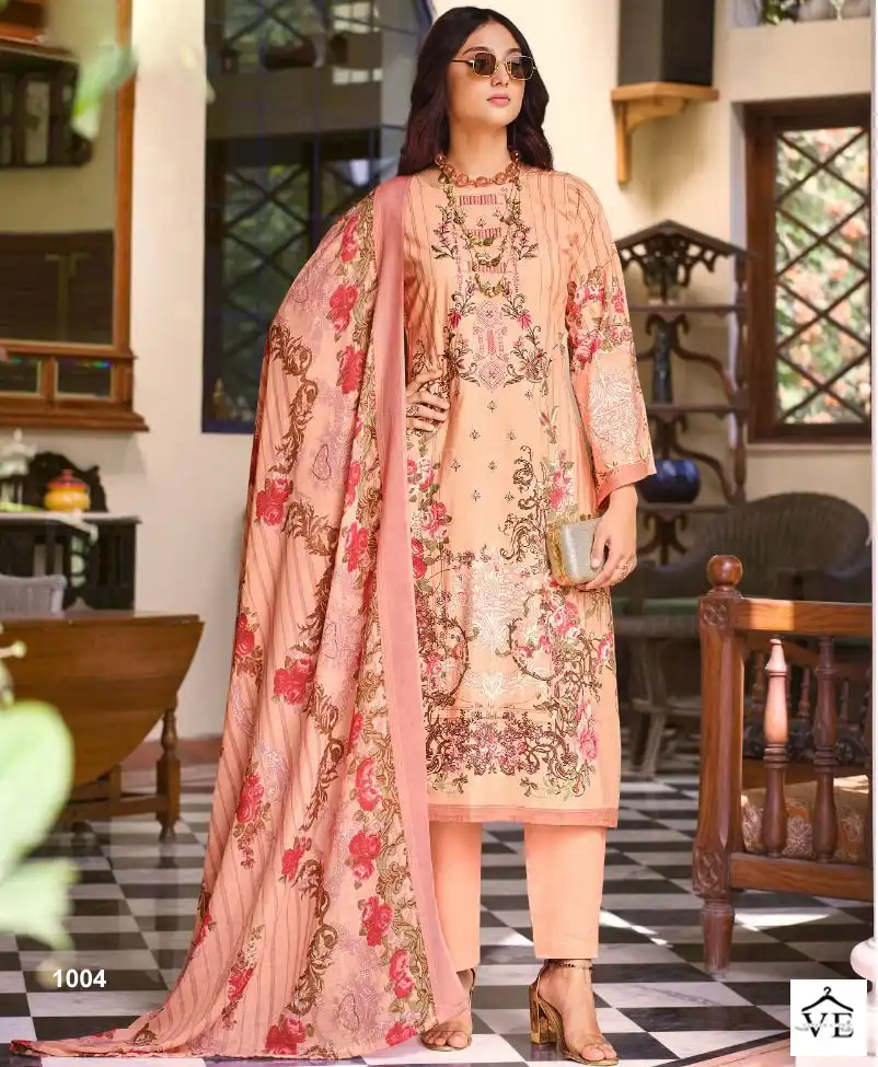 Vardan Ethnic Nayra Volume 1 Super Cotton Print Wholesale Pakistani Salwar Suit Catalog — Wholesale Salwar Suits, MPA wholesale from Surat — view 1