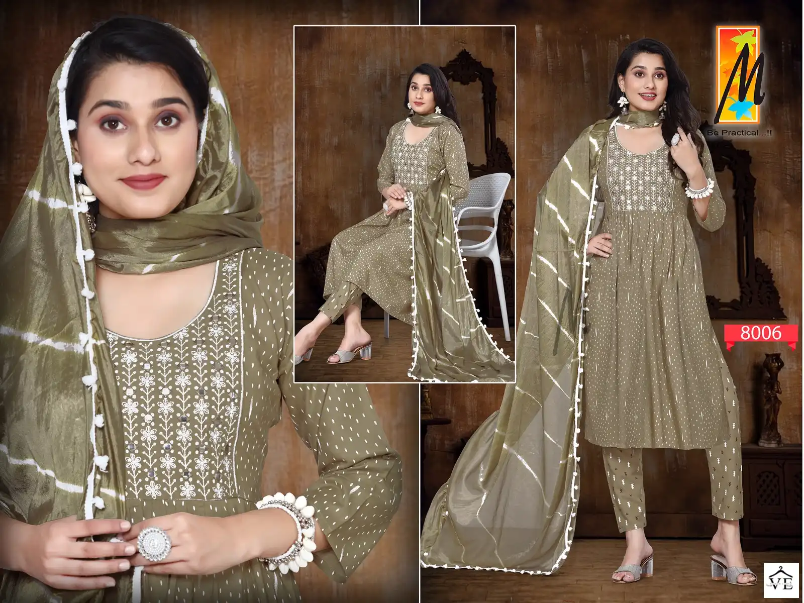 Master Nazakat Heavy Printed Rayon Wholesale Readymade Salwar Suit Catalog — Wholesale Salwar Suits, MPA wholesale from Surat - Gallery Image 5