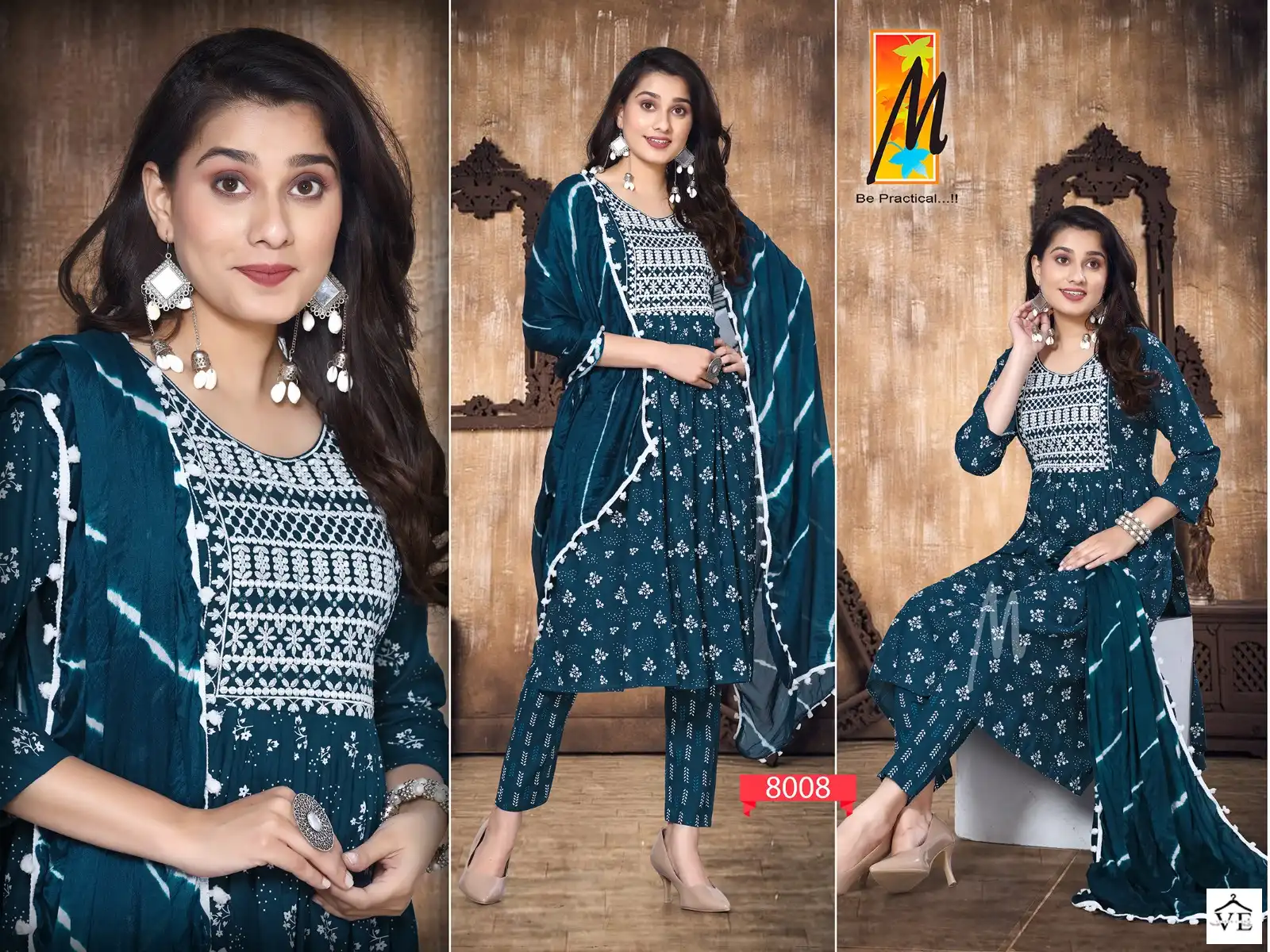 Master Nazakat Heavy Printed Rayon Wholesale Readymade Salwar Suit Catalog — Wholesale Salwar Suits, MPA wholesale from Surat - Gallery Image 8