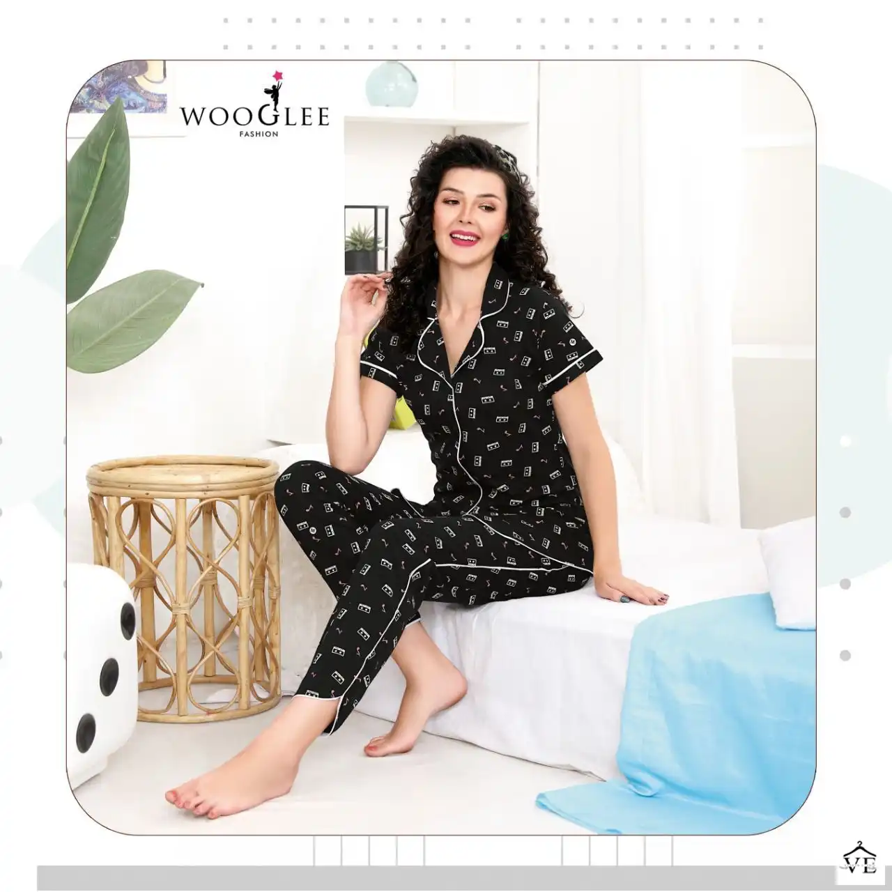 Wooglee Night Out Vol 2 170 Gsm Hosiery Cotton Wholesale Night Suit Catalog — Wholesale Kurtis, MPA wholesale from Surat — view 3