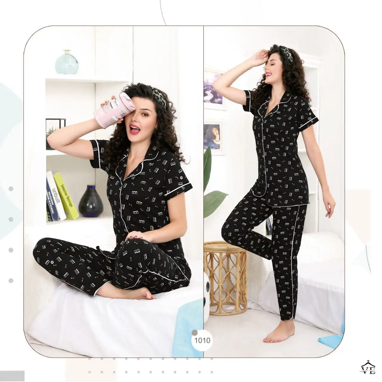 Wooglee Night Out Vol 2 170 Gsm Hosiery Cotton Wholesale Night Suit Catalog — Wholesale Kurtis, MPA wholesale from Surat — view 4