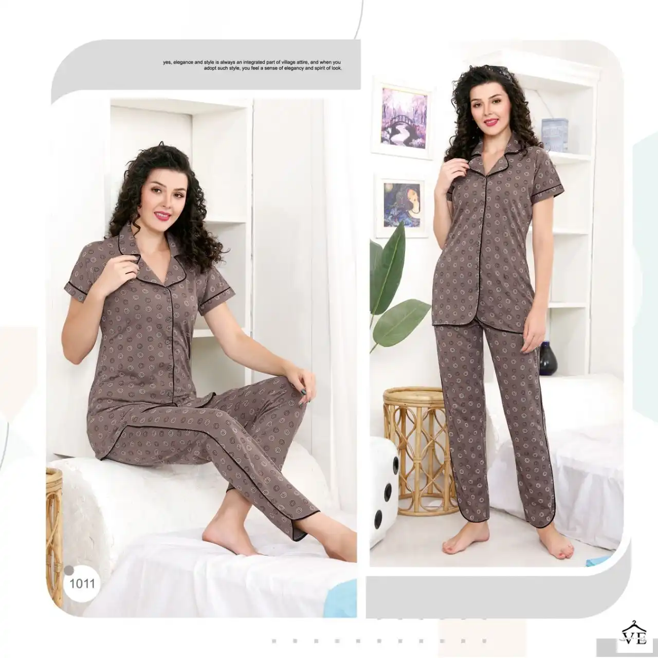 Wooglee Night Out Vol 2 170 Gsm Hosiery Cotton Wholesale Night Suit Catalog — Wholesale Kurtis, MPA wholesale from Surat — view 5