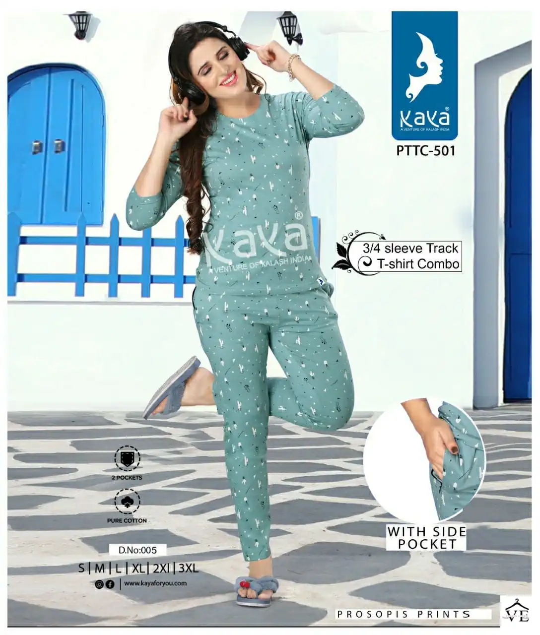 Vardan Ethnic Pocket Cotton Wholesale Night Suit Catalog — Wholesale, MPA wholesale from Surat — view 8