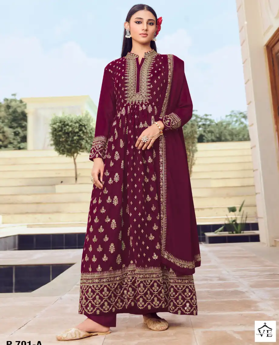 Lt Nitya Suits Georgette Wholesale Designer Readymade Salwar Suit Catalog — Wholesale Salwar Suits, MPA wholesale from Surat — view 1