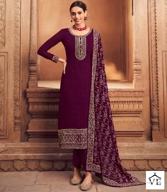 Vardan Ethnic Nitya Volume 185 Georgette Wholesale Designer Salwar Suit Catalog — Wholesale Salwar Suits, MPA wholesale from Surat - Gallery Image 8