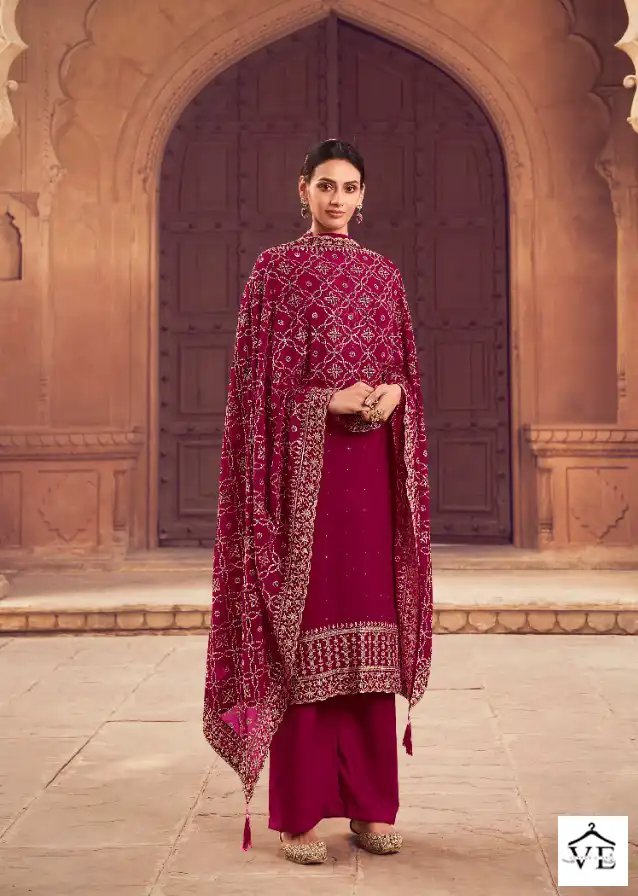 Vardan Ethnic Nitya Volume 185 Georgette Wholesale Designer Salwar Suit Catalog — Wholesale Salwar Suits, MPA wholesale from Surat - Gallery Image 5