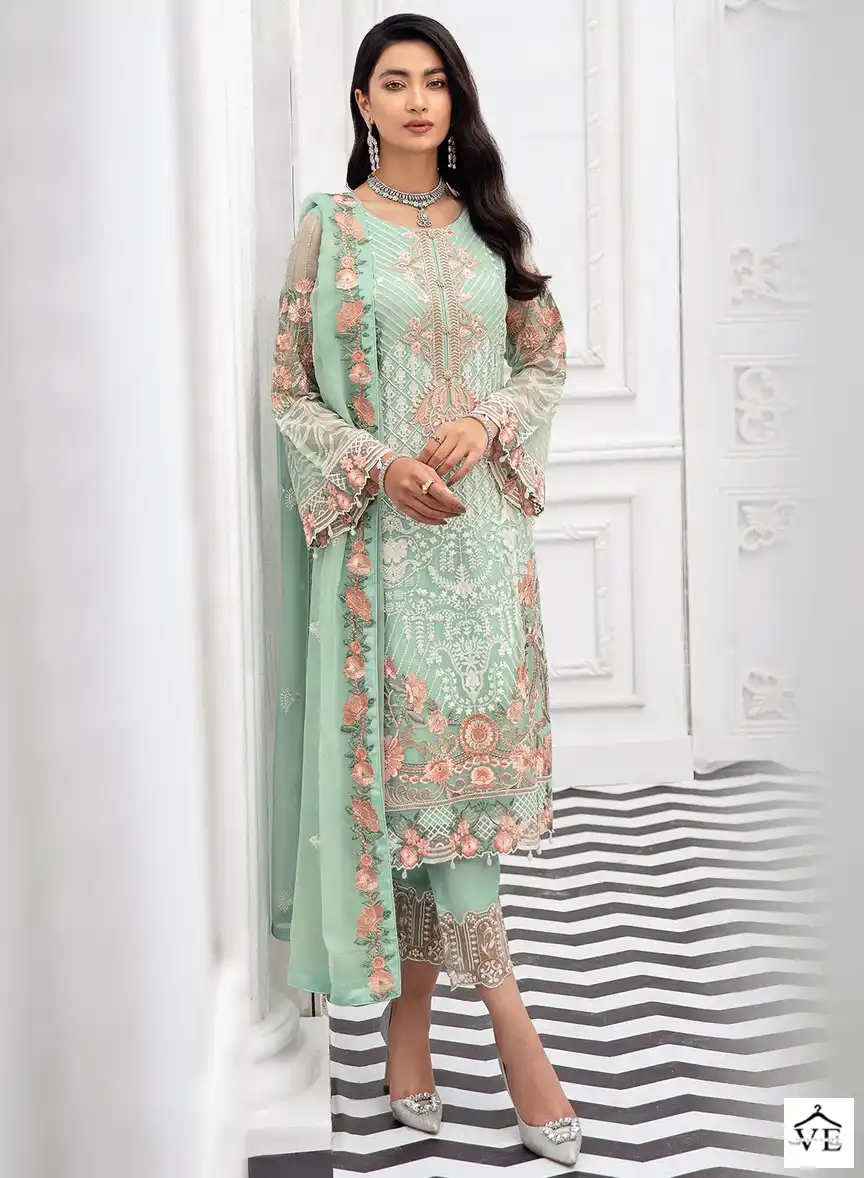 Ziaaz Noorjahan Vol 10 Georgette Wholesale Pakistani Salwar Suit Catalog — Wholesale Salwar Suits, MPA wholesale from Surat — view 1