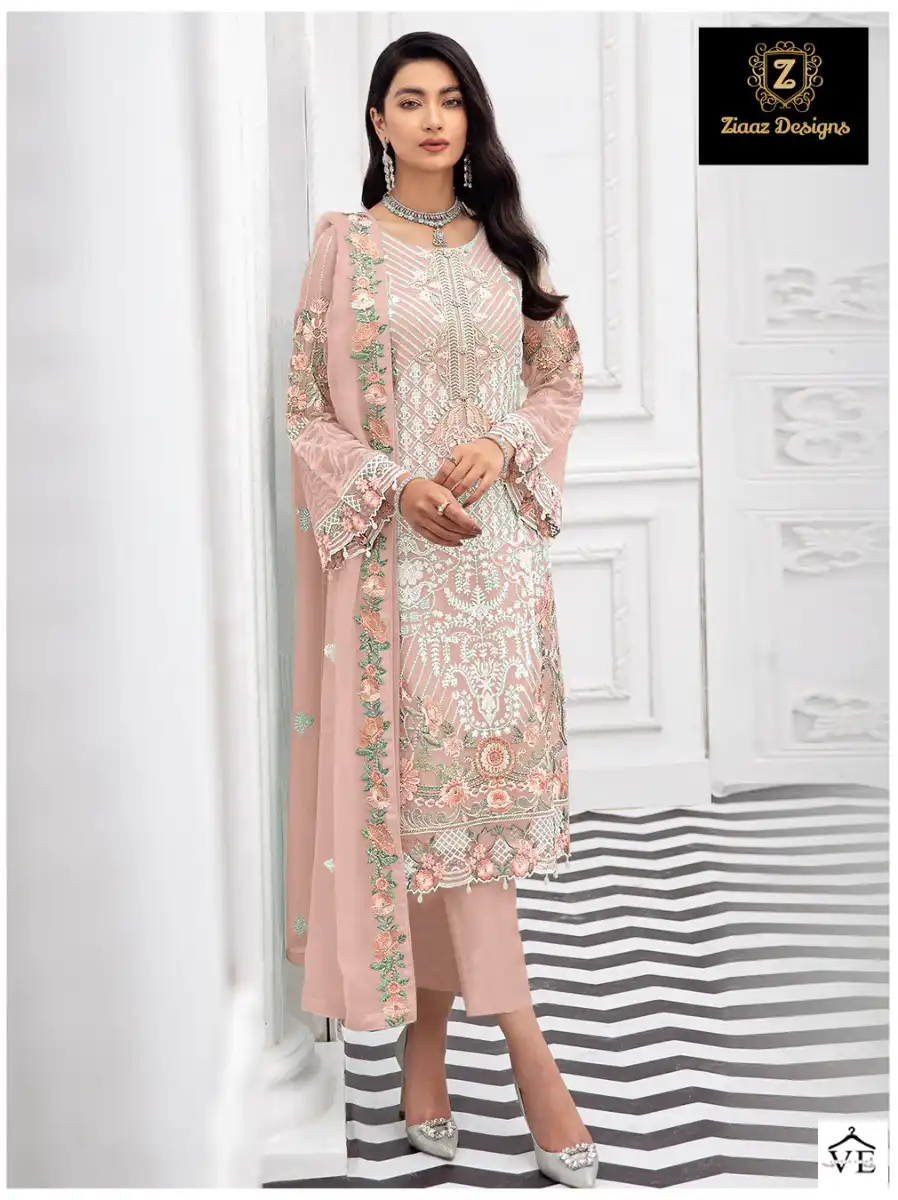 Ziaaz Noorjahan Vol 10 Georgette Wholesale Pakistani Salwar Suit Catalog — Wholesale Salwar Suits, MPA wholesale from Surat - Gallery Image 3