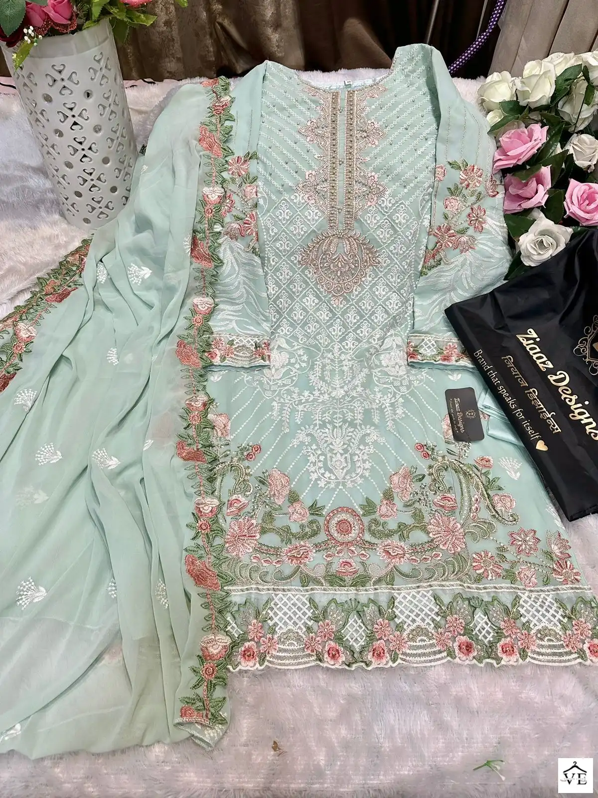 Ziaaz Noorjahan Vol 10 Georgette Wholesale Pakistani Salwar Suit Catalog — Wholesale Salwar Suits, MPA wholesale from Surat — view 6