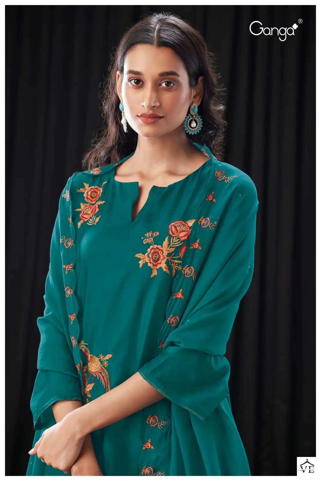 Ganga Odilia 1714 Premium Bemberg Silk Wholesale Designer Salwar Suit Catalog — Wholesale Salwar Suits, Ganga wholesale from Surat - Gallery Image 2
