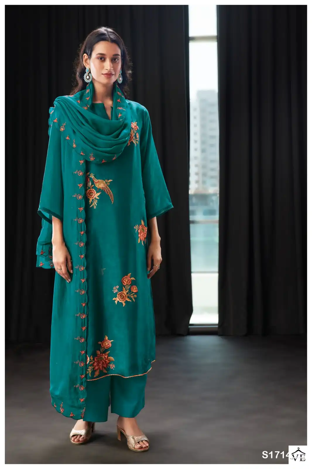 Ganga Odilia 1714 Premium Bemberg Silk Wholesale Designer Salwar Suit Catalog — Wholesale Salwar Suits, Ganga wholesale from Surat - Gallery Image 3