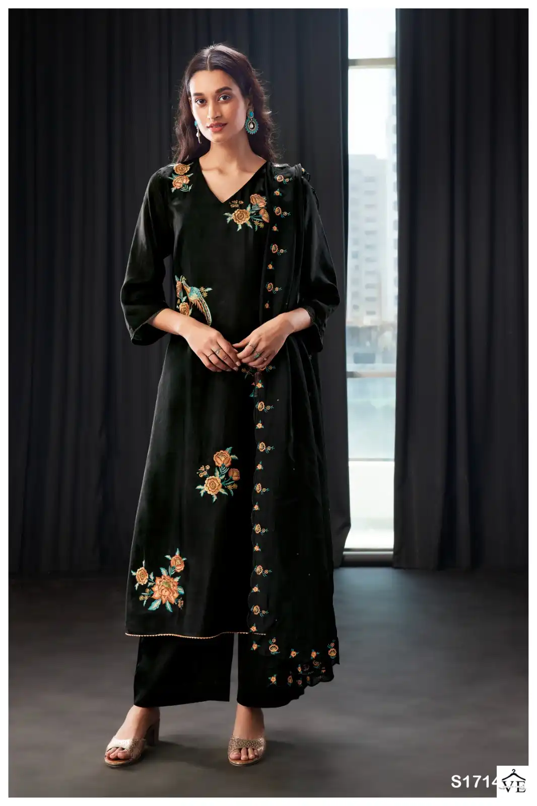 Ganga Odilia 1714 Premium Bemberg Silk Wholesale Designer Salwar Suit Catalog — Wholesale Salwar Suits, Ganga wholesale from Surat - Gallery Image 4