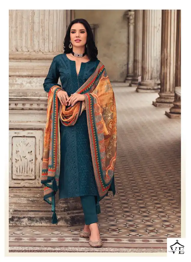 Vardan Ethnic Orabel Pure Matka Silk Wholesale Designer Salwar Suit Catalog — Wholesale Salwar Suits, MPA wholesale from Surat - Gallery Image 2