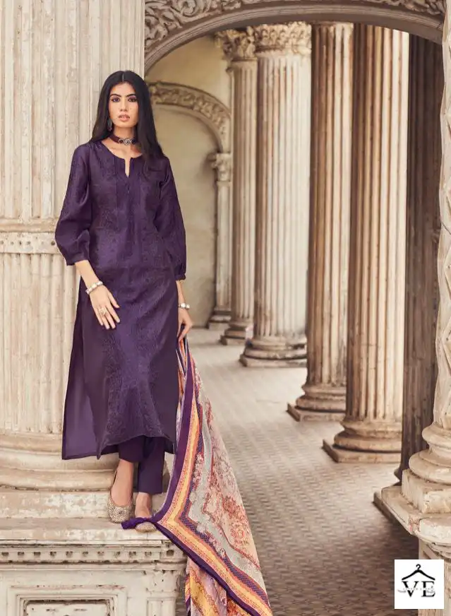 Vardan Ethnic Orabel Pure Matka Silk Wholesale Designer Salwar Suit Catalog — Wholesale Salwar Suits, MPA wholesale from Surat - Gallery Image 3