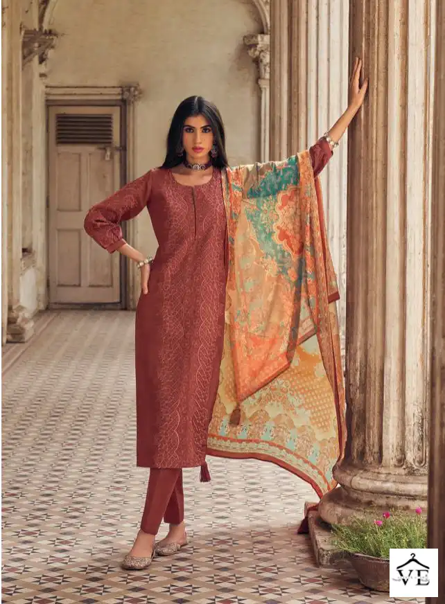 Vardan Ethnic Orabel Pure Matka Silk Wholesale Designer Salwar Suit Catalog — Wholesale Salwar Suits, MPA wholesale from Surat - Gallery Image 5